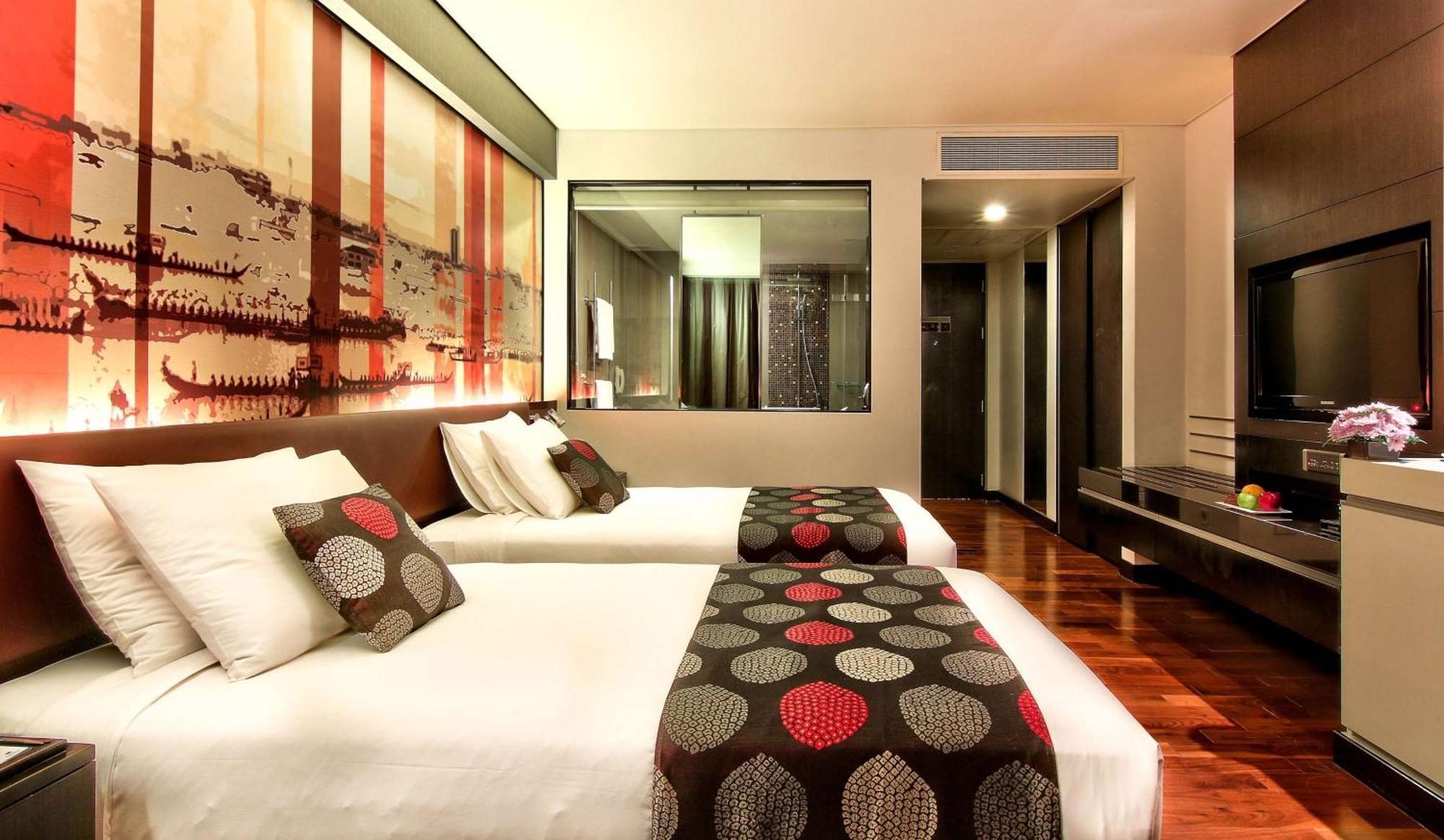 Habitación Deluxe con vistas a la ciudad.